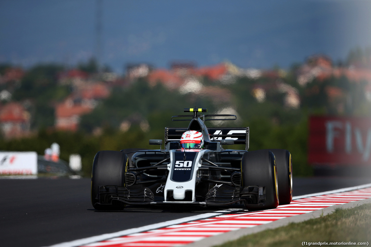 GP UNGHERIA, 28.07.2017 - Prove Libere 1, Antonio Giovinazzi (ITA) Haas F1 Team Test Driver