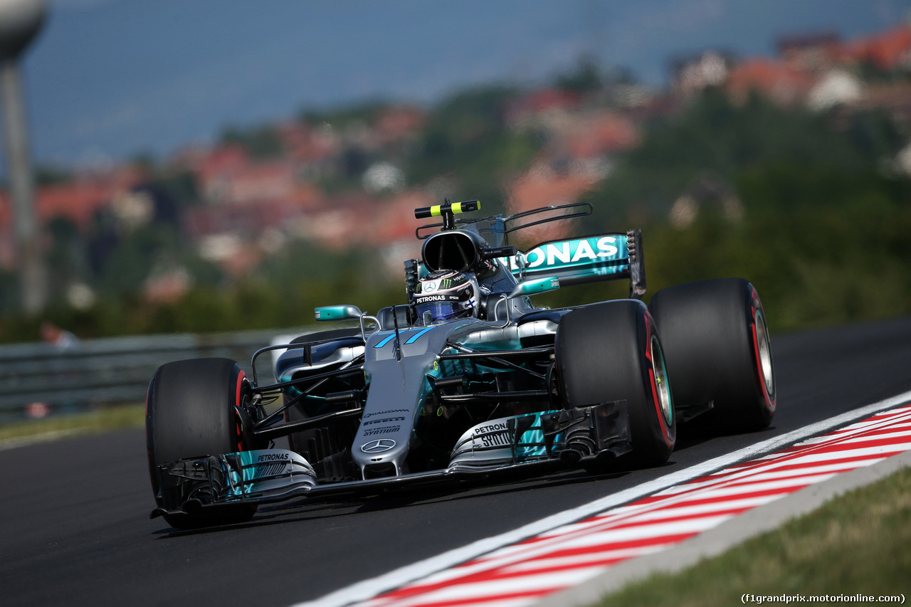 GP UNGHERIA, 28.07.2017 - Prove Libere 1, Valtteri Bottas (FIN) Mercedes AMG F1 W08
