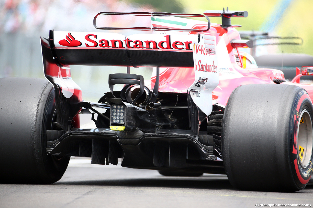 GP UNGHERIA, 28.07.2017 - Prove Libere 1, Sebastian Vettel (GER) Ferrari SF70H