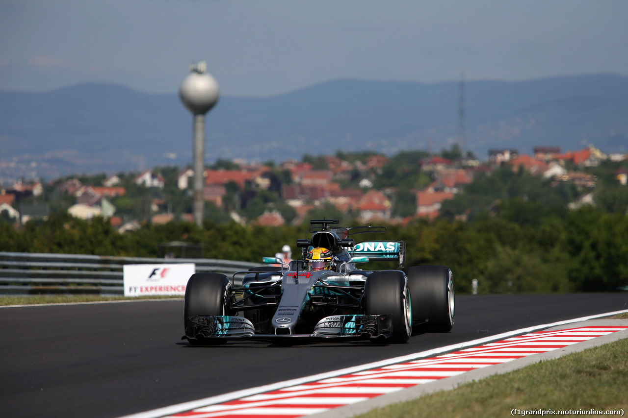 GP UNGHERIA, 28.07.2017 - Prove Libere 1, Lewis Hamilton (GBR) Mercedes AMG F1 W08