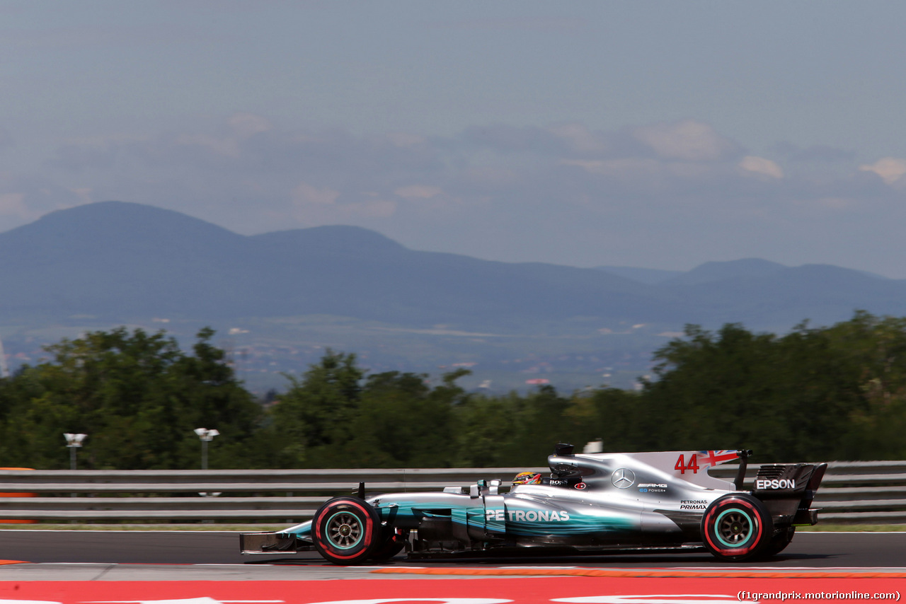 GP UNGHERIA, 28.07.2017 - Prove Libere 1, Lewis Hamilton (GBR) Mercedes AMG F1 W08