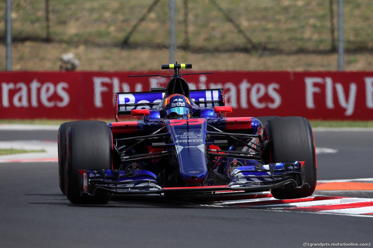 GP UNGHERIA, 28.07.2017 - Prove Libere 1, Carlos Sainz Jr (ESP) Scuderia Toro Rosso STR12
