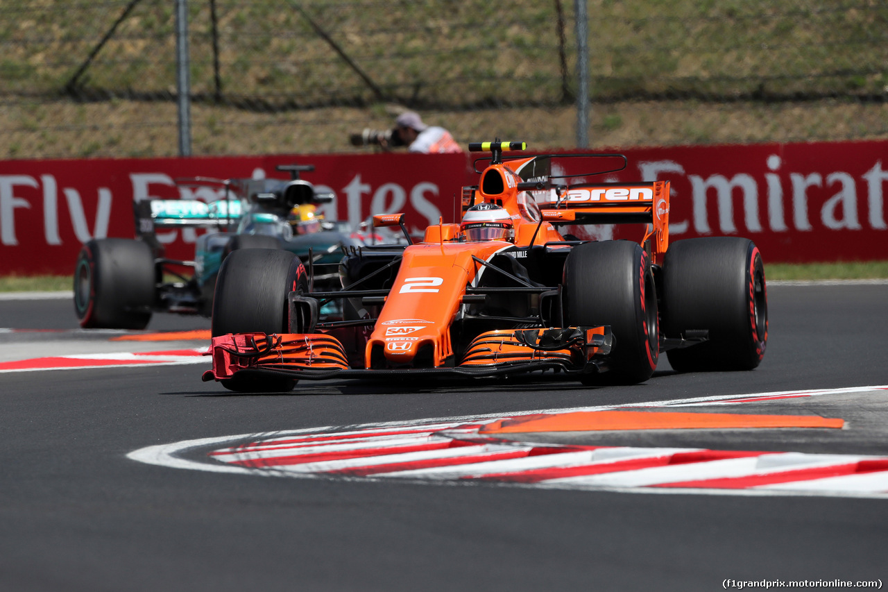 GP UNGHERIA, 28.07.2017 - Prove Libere 1, Stoffel Vandoorne (BEL) McLaren MCL32