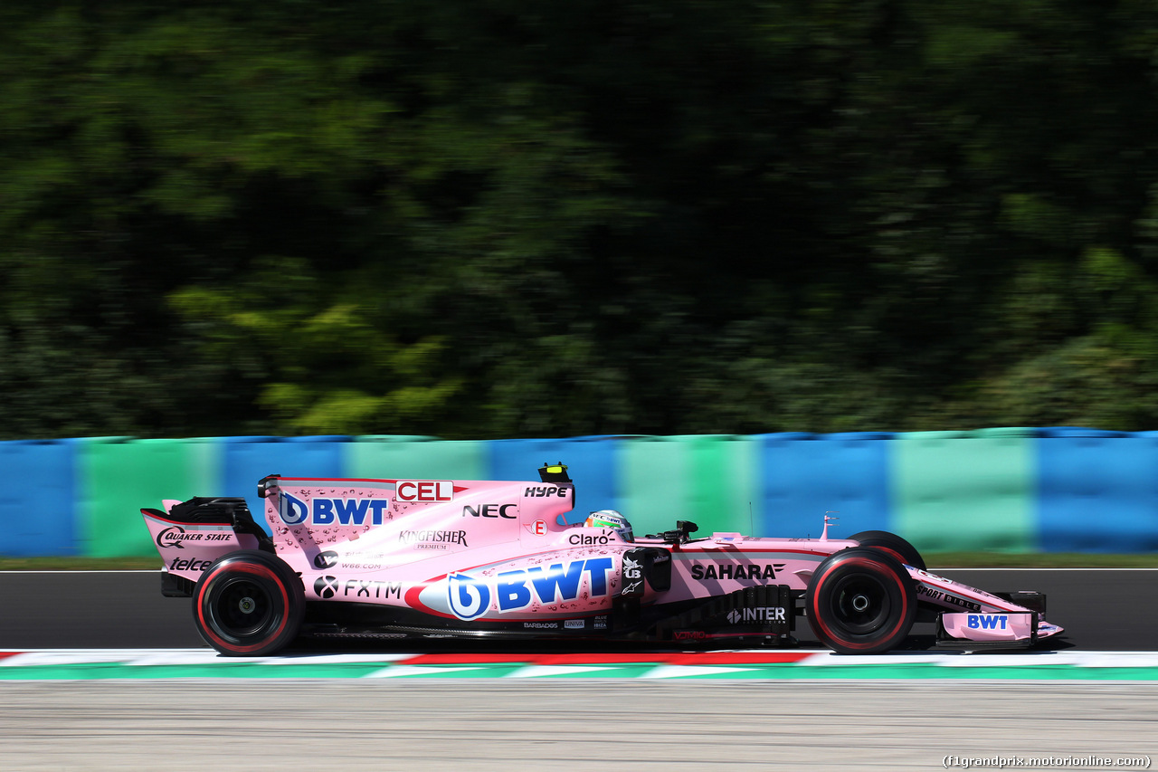 GP UNGHERIA, 28.07.2017 - Prove Libere 1, Alfonso Celis (MEX) Test Driver, Sahara Force India Team Development Driver