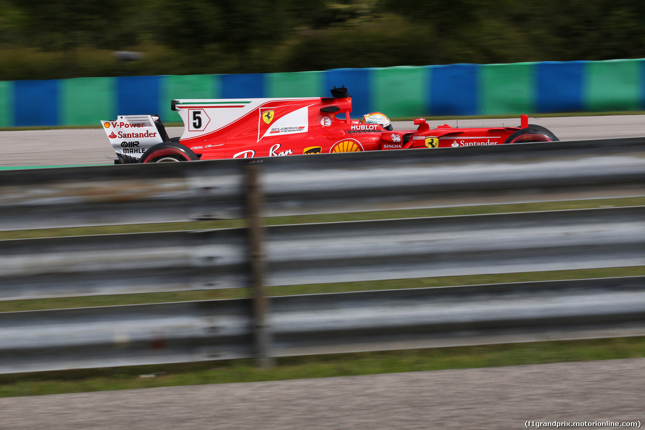 GP UNGHERIA, 28.07.2017 - Prove Libere 1, Sebastian Vettel (GER) Ferrari SF70H