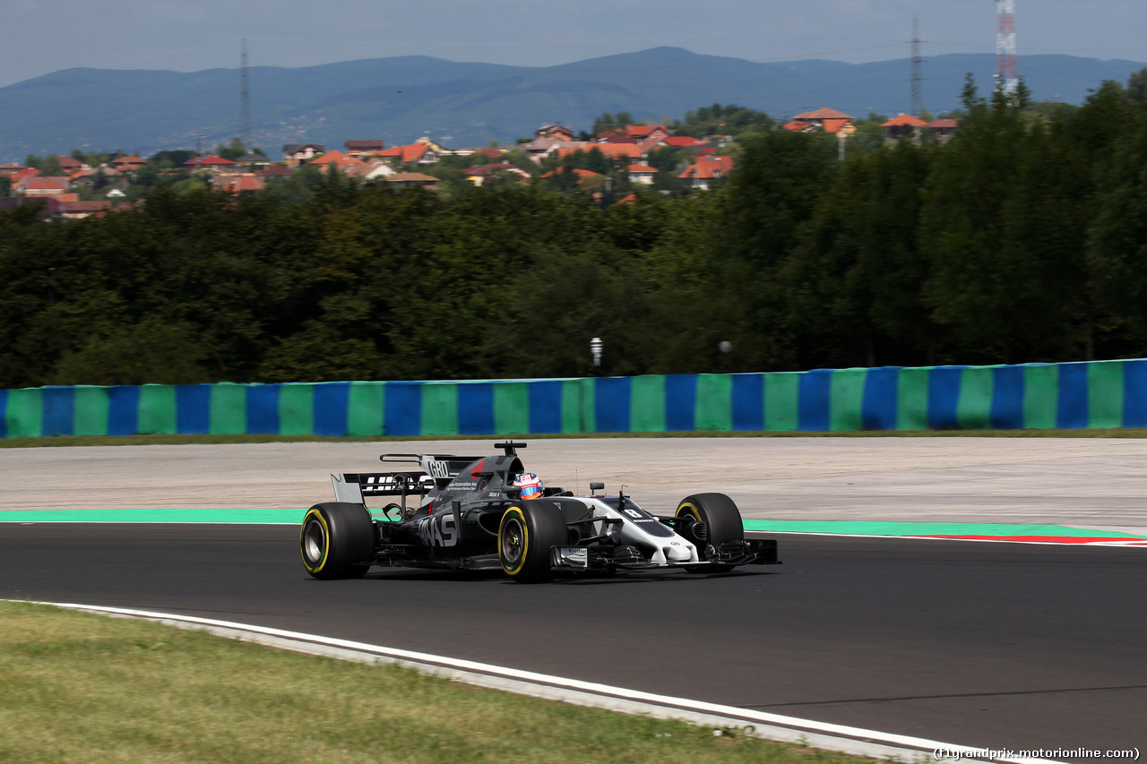 GP UNGHERIA, 28.07.2017 - Prove Libere 1, Romain Grosjean (FRA) Haas F1 Team VF-17