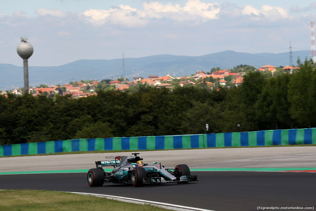 GP UNGHERIA, 28.07.2017 - Prove Libere 1, Lewis Hamilton (GBR) Mercedes AMG F1 W08
