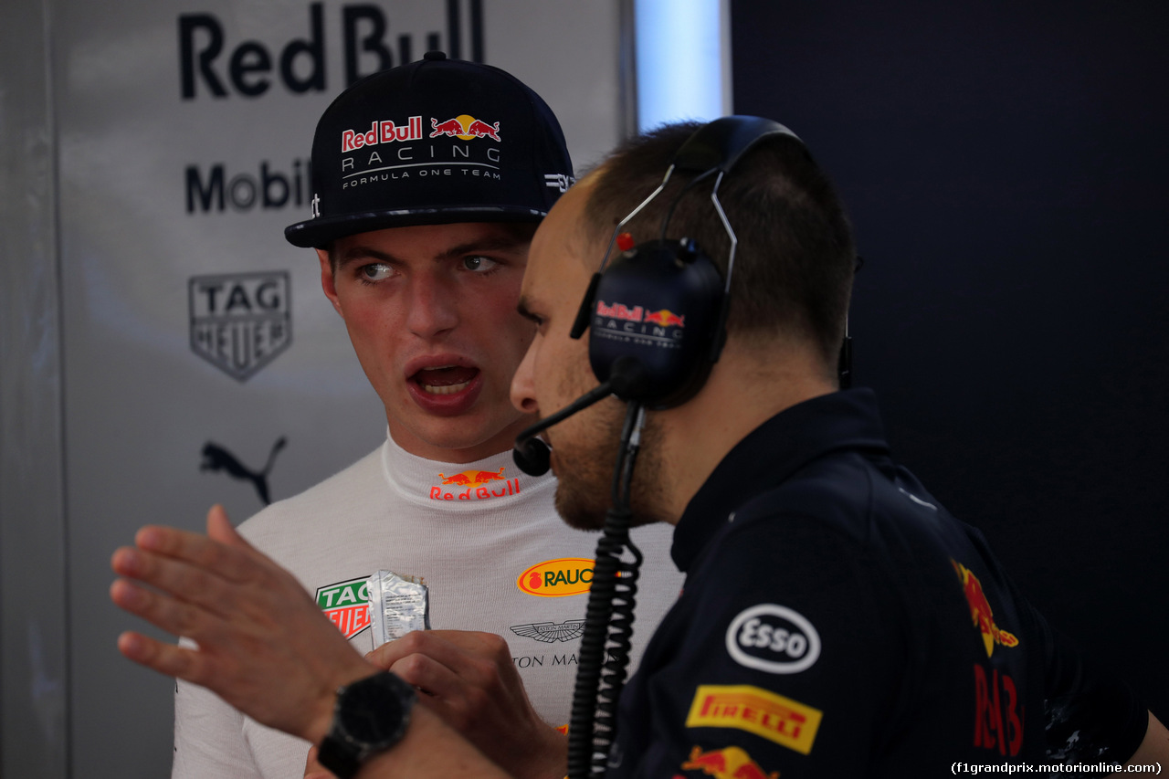 GP UNGHERIA, 28.07.2017 - Prove Libere 2, Max Verstappen (NED) Red Bull Racing RB13