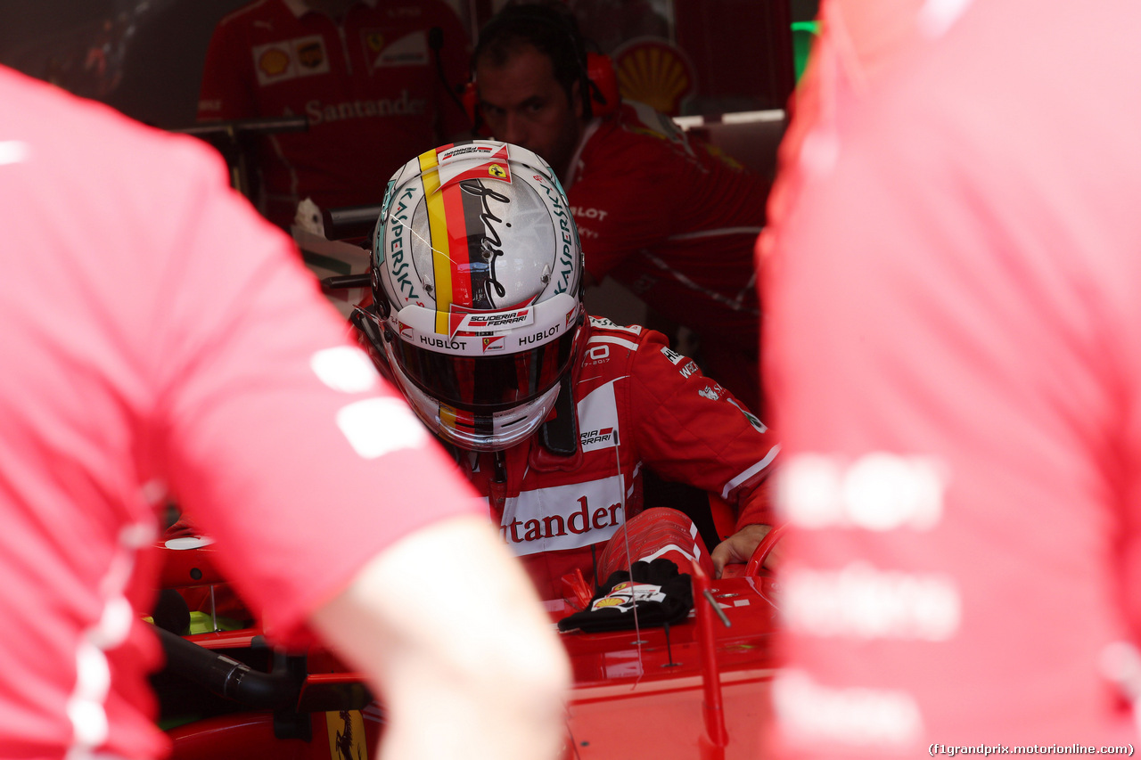 GP UNGHERIA, 28.07.2017 - Prove Libere 2, Sebastian Vettel (GER) Ferrari SF70H