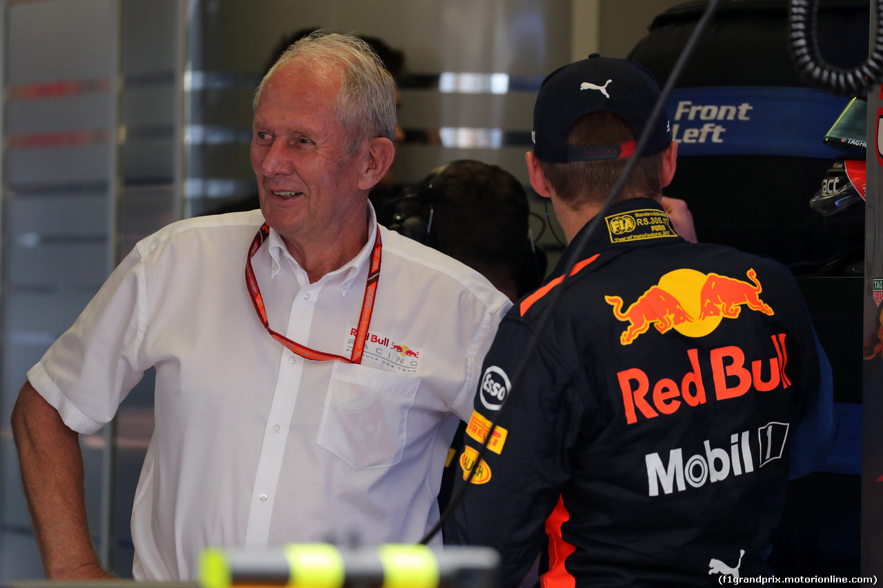 GP UNGHERIA, 28.07.2017 - Prove Libere 2, Helmut Marko (AUT), Red Bull Racing, Red Bull Advisor