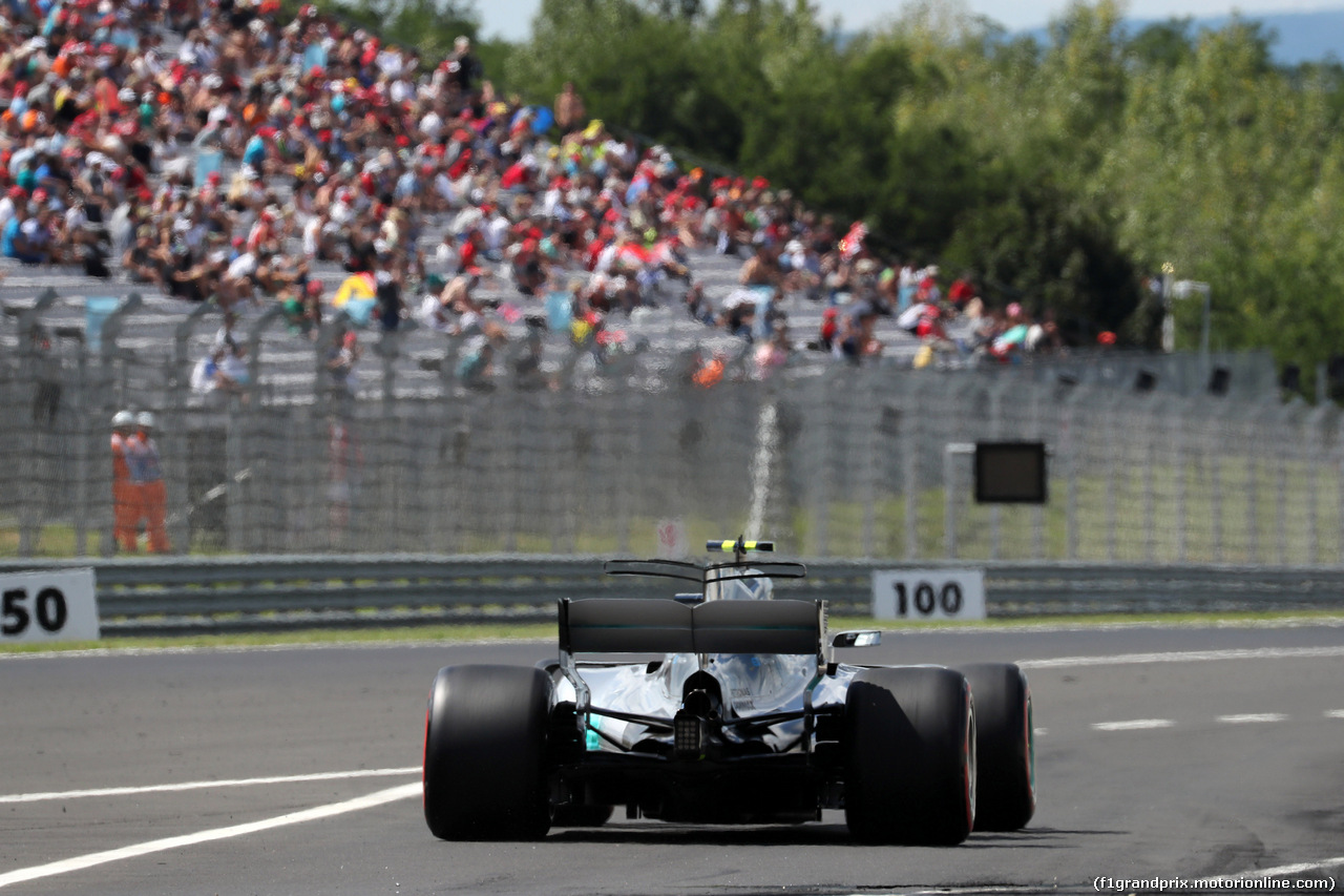 GP UNGHERIA, 28.07.2017 - Prove Libere 2, Valtteri Bottas (FIN) Mercedes AMG F1 W08