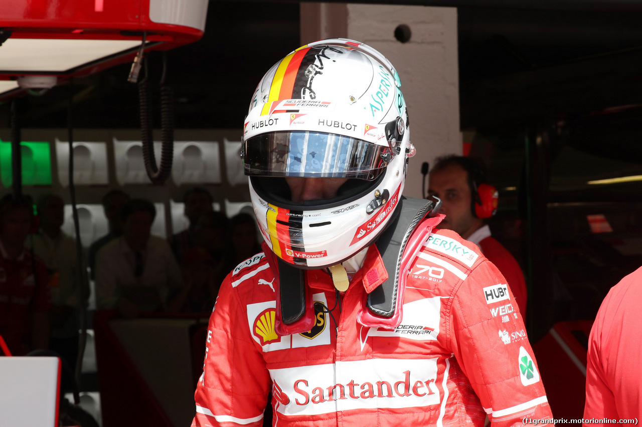 GP UNGHERIA, 28.07.2017 - Prove Libere 2, Sebastian Vettel (GER) Ferrari SF70H