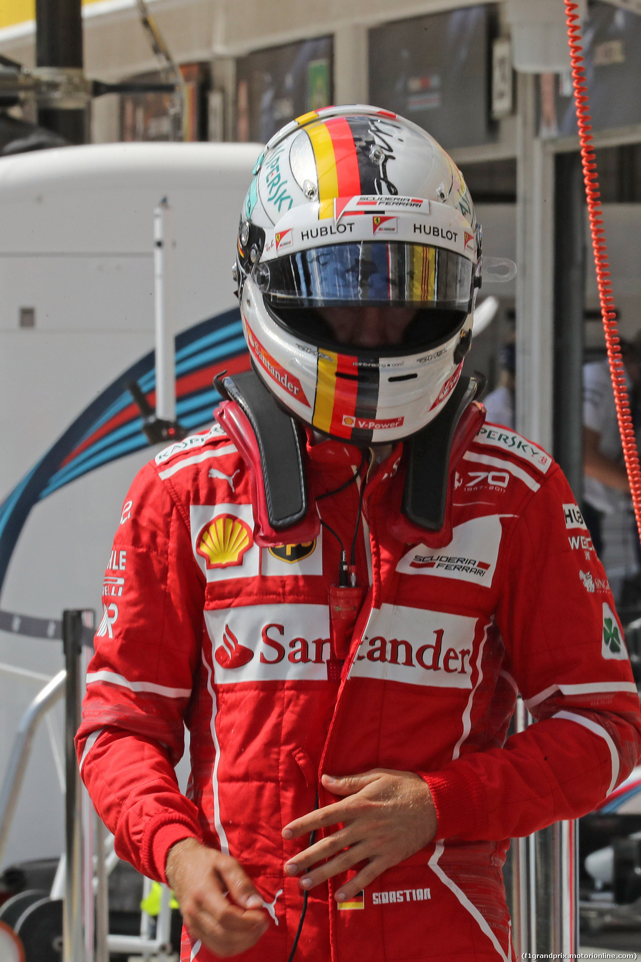 GP UNGHERIA, 28.07.2017 - Prove Libere 2, Sebastian Vettel (GER) Ferrari SF70H