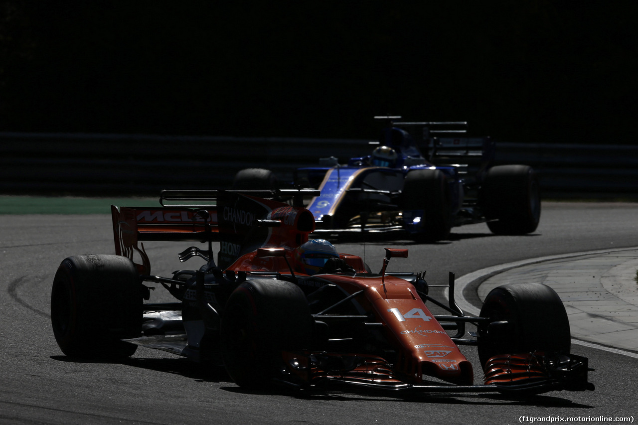 GP UNGHERIA, 28.07.2017 - Prove Libere 2, Fernando Alonso (ESP) McLaren MCL32