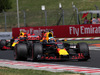 GP UNGHERIA, 28.07.2017 - Free Practice 1, Daniel Ricciardo (AUS) Red Bull Racing RB13 davanti a Max Verstappen (NED) Red Bull Racing RB13 pass with red flag.