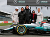 MERCEDES W08 HYBRID, Lewis Hamilton (GBR) Mercedes AMG F1; Toto Wolff (GER) Mercedes AMG F1 Shareholder e Executive Director; e Valtteri Bottas (FIN) Mercedes AMG F1, with guests.
23.02.2017.