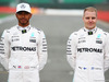 MERCEDES W08 HYBRID, (L to R): Lewis Hamilton (GBR) Mercedes AMG F1 with team mate Valtteri Bottas (FIN) Mercedes AMG F1.
23.02.2017.