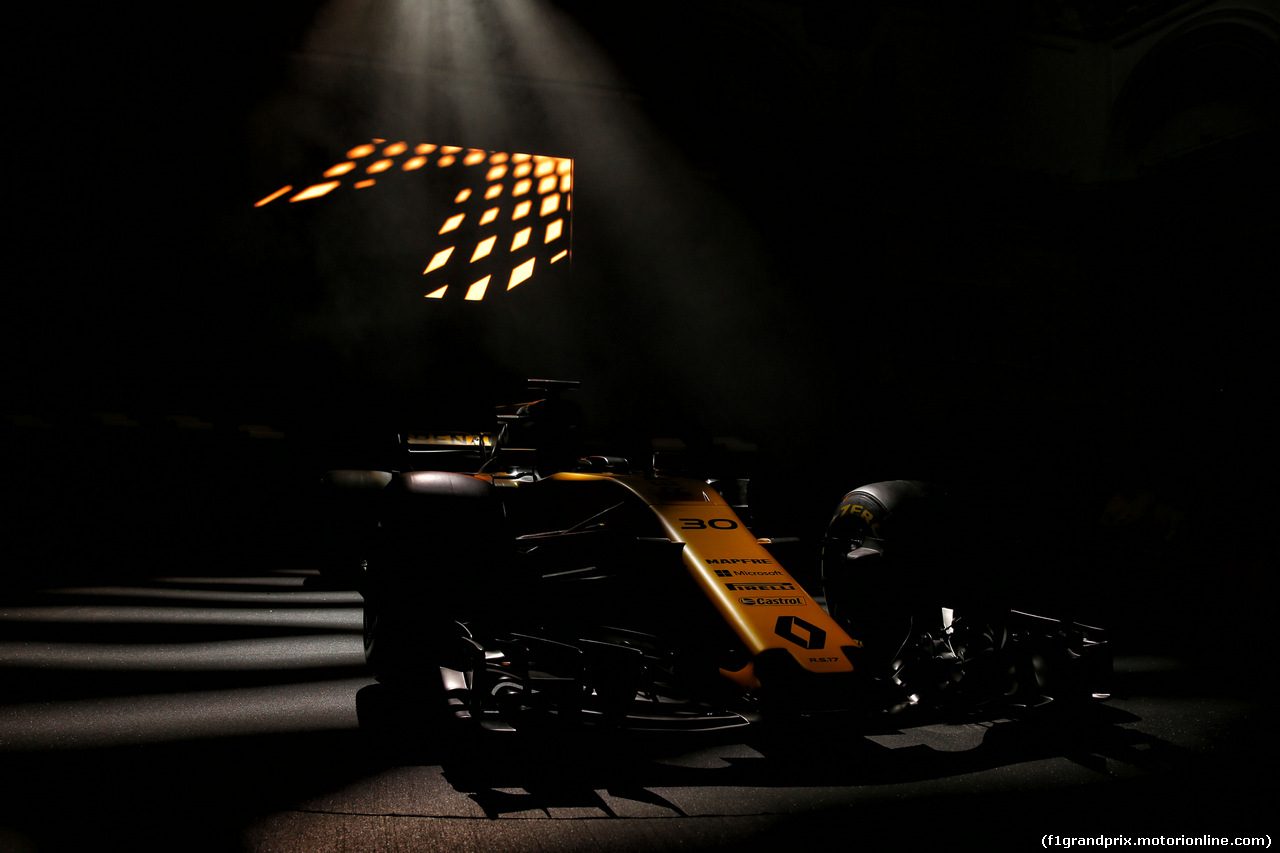 RENAULT RS17, The Renault Sport F1 Team RS17 is unveiled.
21.02.2017.