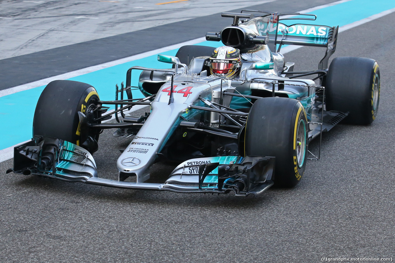 TEST ABU DHABI 28 NOVEMBRE, Lewis Hamilton (GBR) Mercedes AMG F1  
28.11.2017.