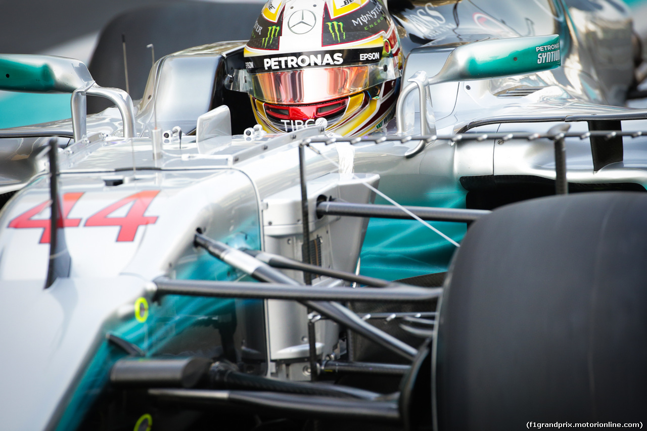 TEST ABU DHABI 28 NOVEMBRE, Lewis Hamilton (GBR) Mercedes AMG F1 W08 
28.11.2017.
