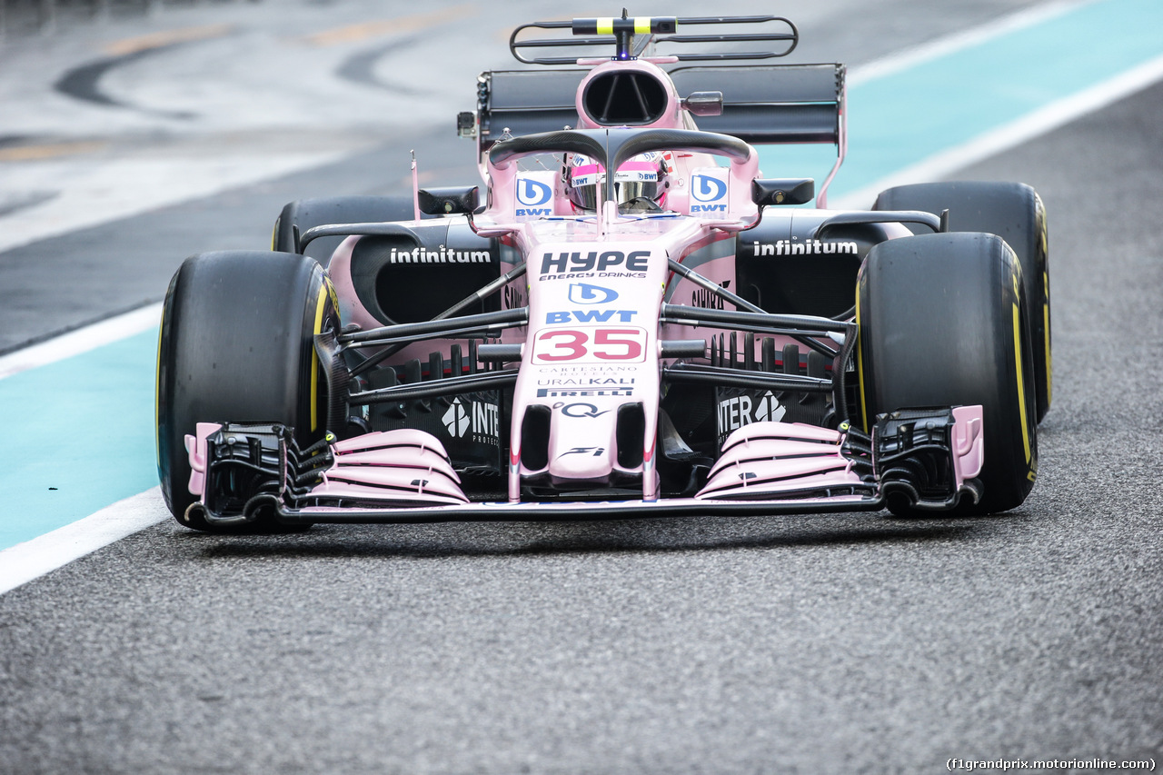 TEST ABU DHABI 28 NOVEMBRE, Nikita Mazepin (RUS) Sahara Force India F1 Team Development Driver. 28.11.2017.