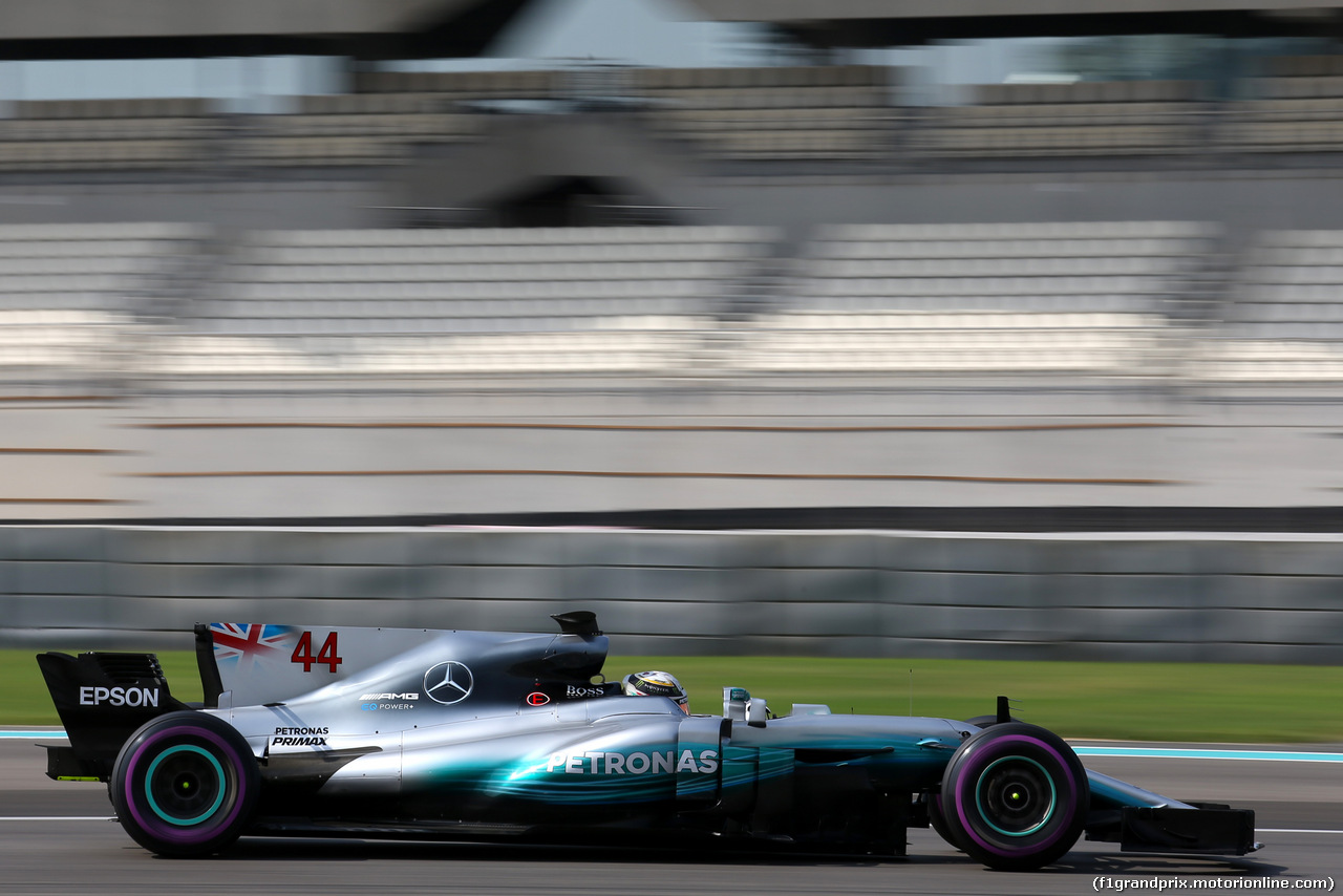 TEST ABU DHABI 28 NOVEMBRE, Lewis Hamilton (GBR) Mercedes AMG F1  
28.11.2017.