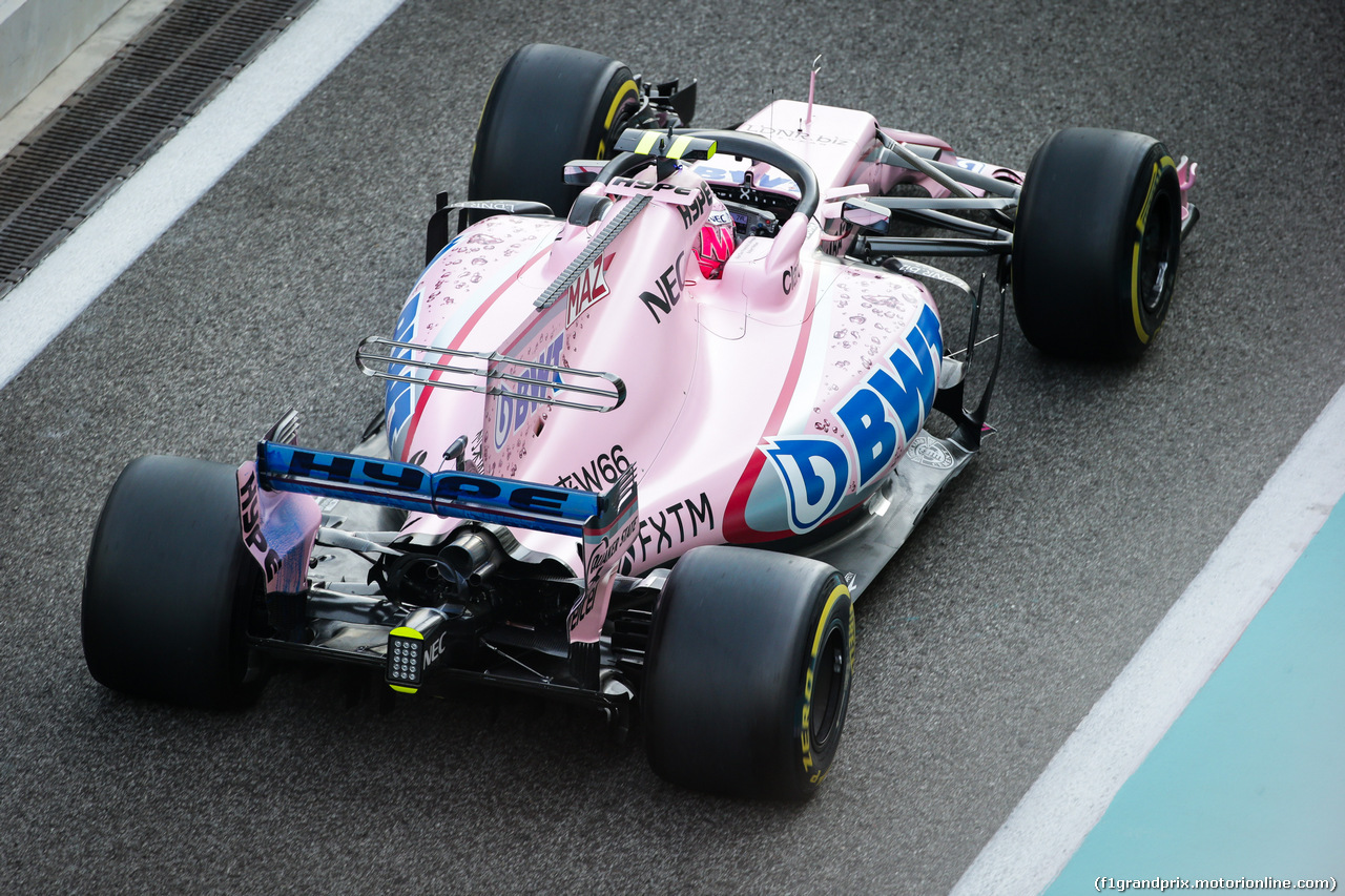 TEST ABU DHABI 28 NOVEMBRE, Nikita Mazepin (RUS) Sahara Force India F1 Team Development Driver. 28.11.2017.