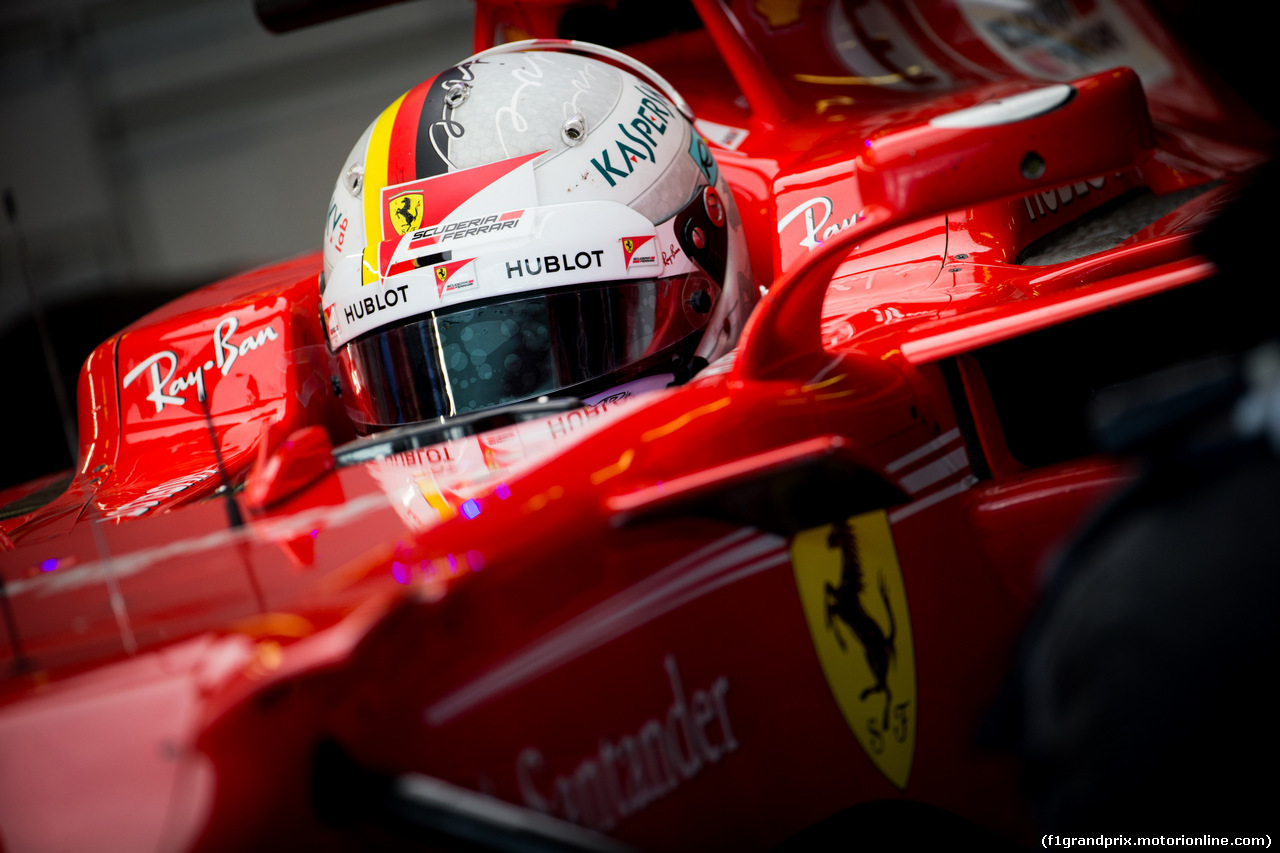 TEST F1 ABU DHABI 29 NOVEMBRE, Sebastian Vettel (GER) Ferrari SF70H.
29.11.2017.