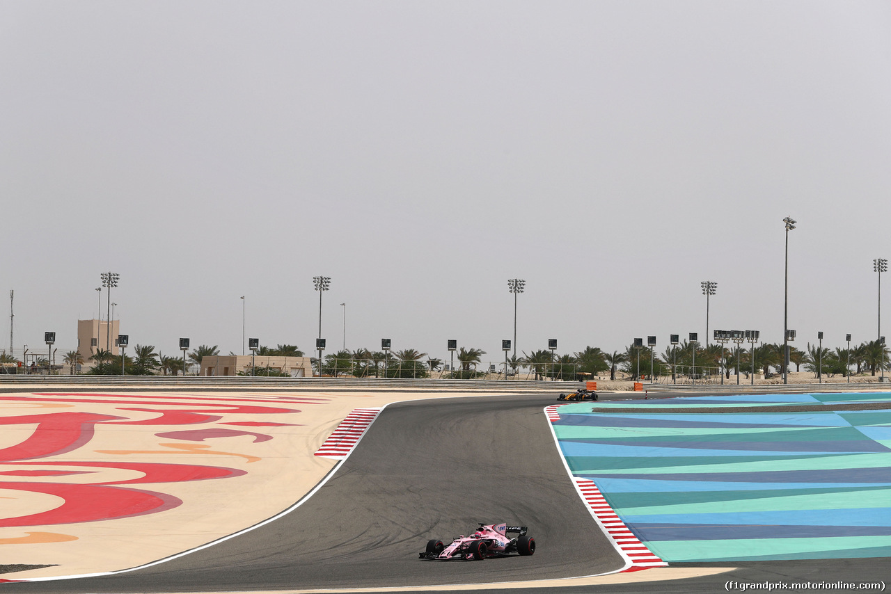 TEST F1 BAHRAIN 19 APRILE, Esteban Ocon (FRA) Force India F1 
19.04.2017.