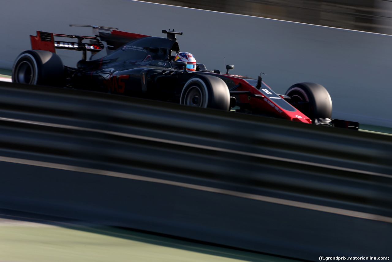 TEST F1 BARCELLONA 10 MARZO, Romain Grosjean (FRA) Haas F1 Team 
10.03.2017.