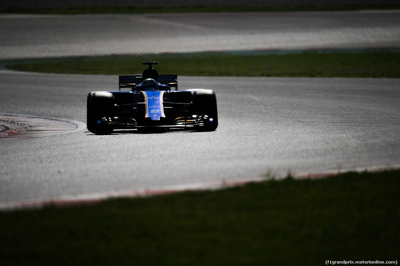 TEST F1 BARCELLONA 10 MARZO, Marcus Ericsson (SWE) Sauber C36.
10.03.2017.