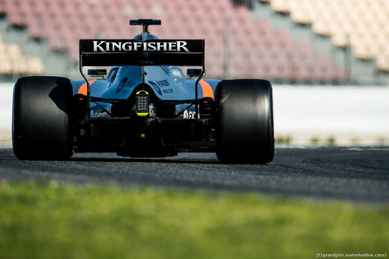 TEST F1 BARCELLONA 10 MARZO, Sergio Perez (MEX) Sahara Force India F1 VJM10.
10.03.2017.