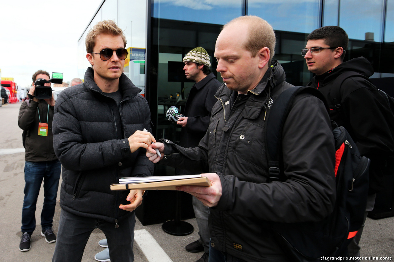 TEST F1 BARCELLONA 1 MARZO, Nico Rosberg (GER).
01.03.2017.