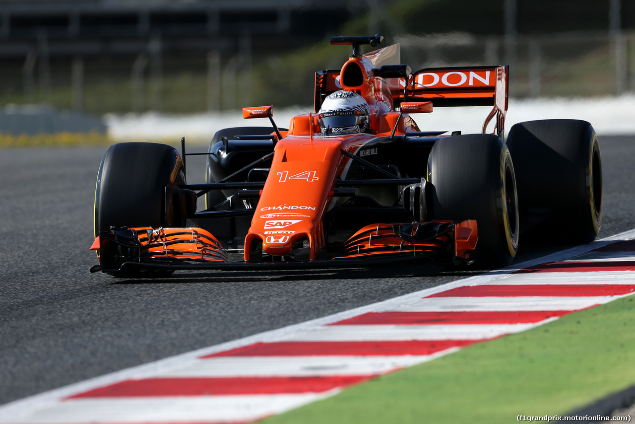 TEST F1 BARCELLONA 1 MARZO, Fernando Alonso (ESP) McLaren F1 
01.03.2017.