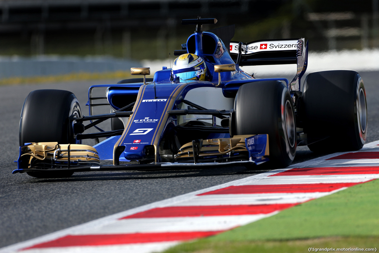 TEST F1 BARCELLONA 1 MARZO, Marcus Ericsson (SWE) Sauber F1 Team 
01.03.2017.