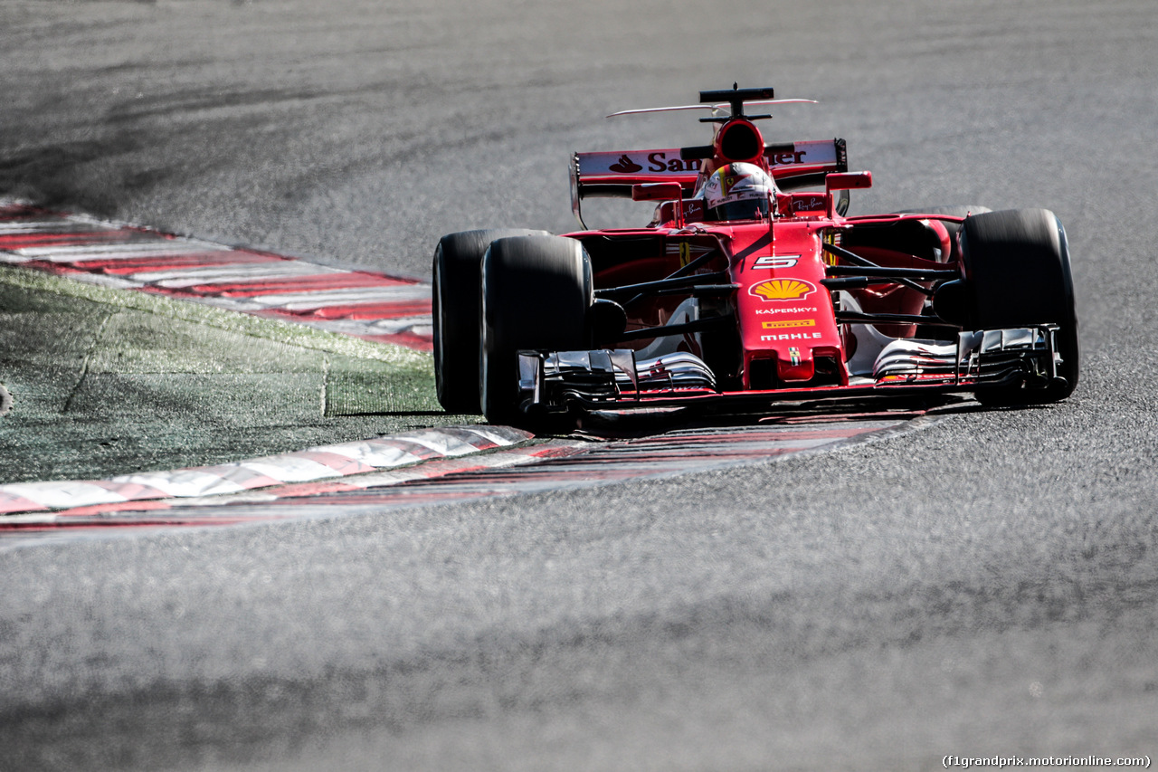 TEST F1 BARCELLONA 1 MARZO, Sebastian Vettel (GER) Ferrari SF70H.
01.03.2017.