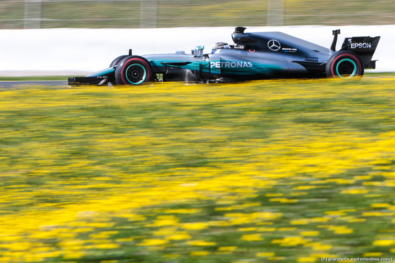 TEST F1 BARCELLONA 1 MARZO, Valtteri Bottas (FIN) Mercedes AMG F1 W08.
01.03.2017.