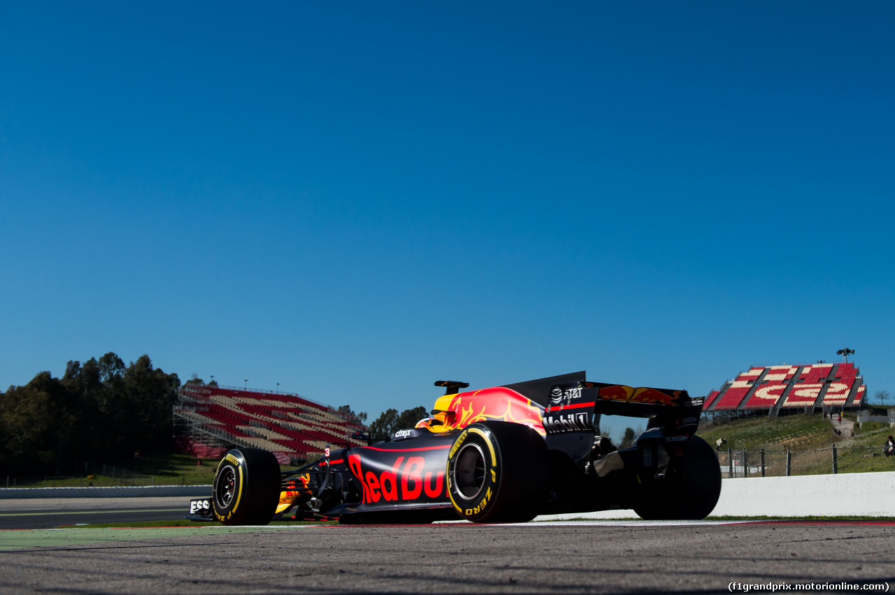 TEST F1 BARCELLONA 1 MARZO, Daniel Ricciardo (AUS) Red Bull Racing RB13.
01.03.2017.