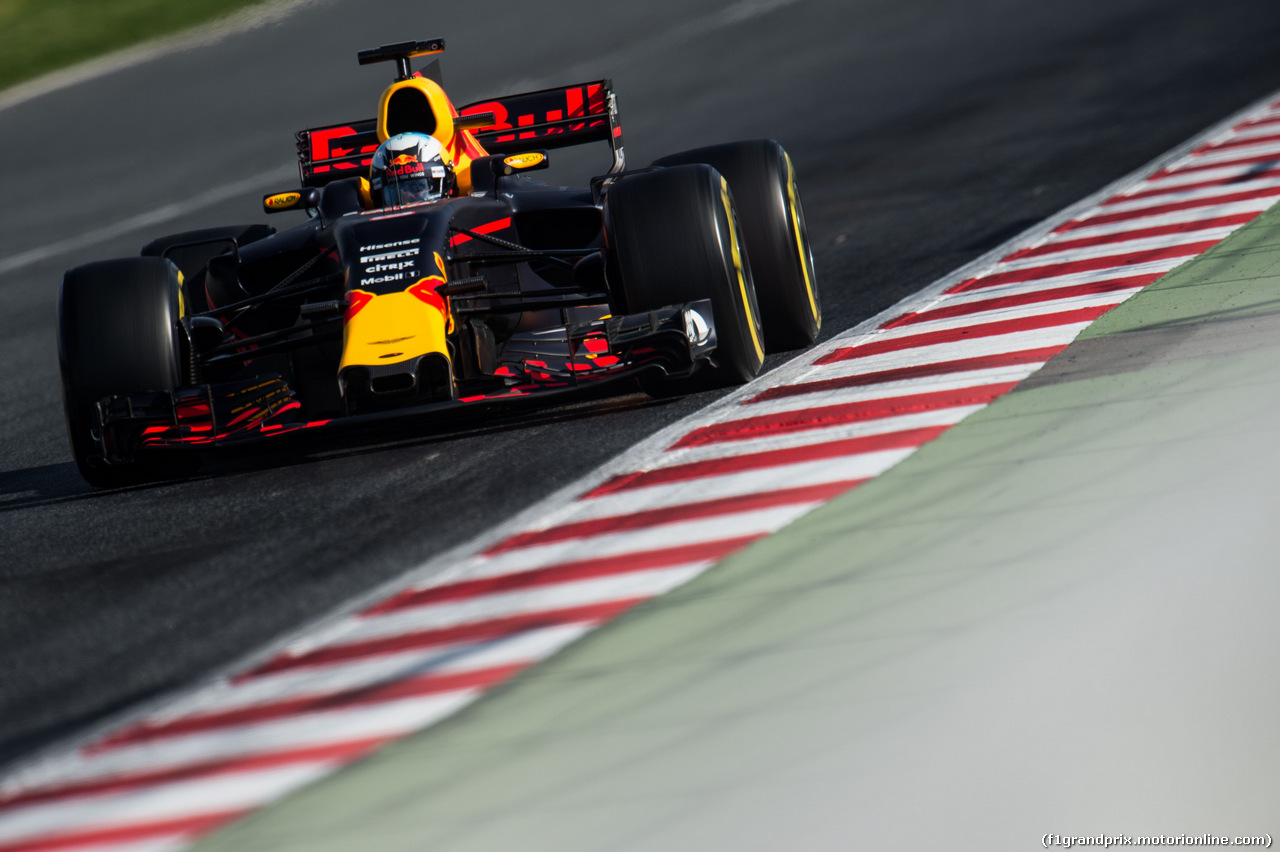 TEST F1 BARCELLONA 1 MARZO, Daniel Ricciardo (AUS) Red Bull Racing RB13.
01.03.2017.