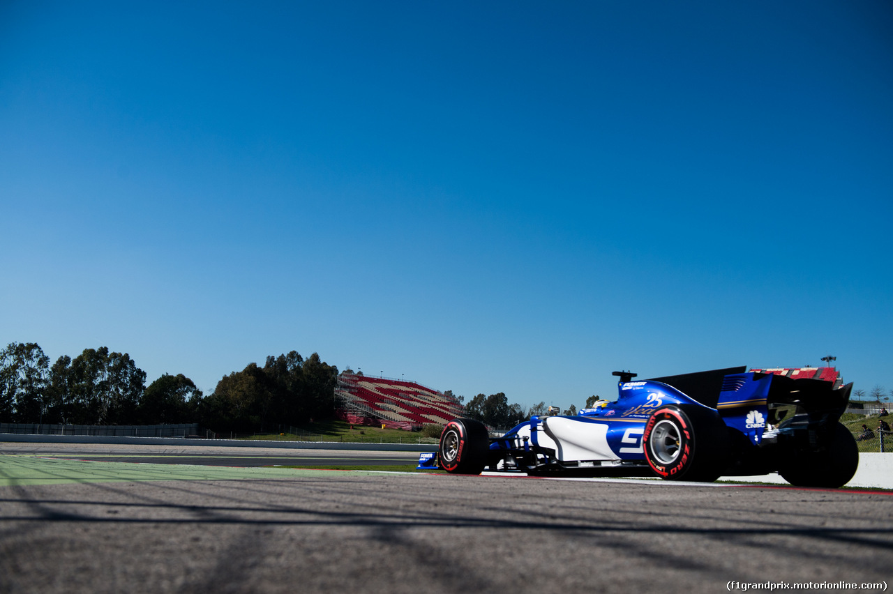 TEST F1 BARCELLONA 1 MARZO, Marcus Ericsson (SWE) Sauber C36.
01.03.2017.