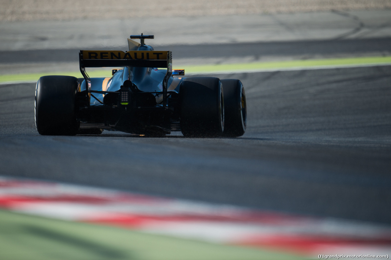 TEST F1 BARCELLONA 1 MARZO, Jolyon Palmer (GBR) Renault Sport F1 Team RS17.
01.03.2017.