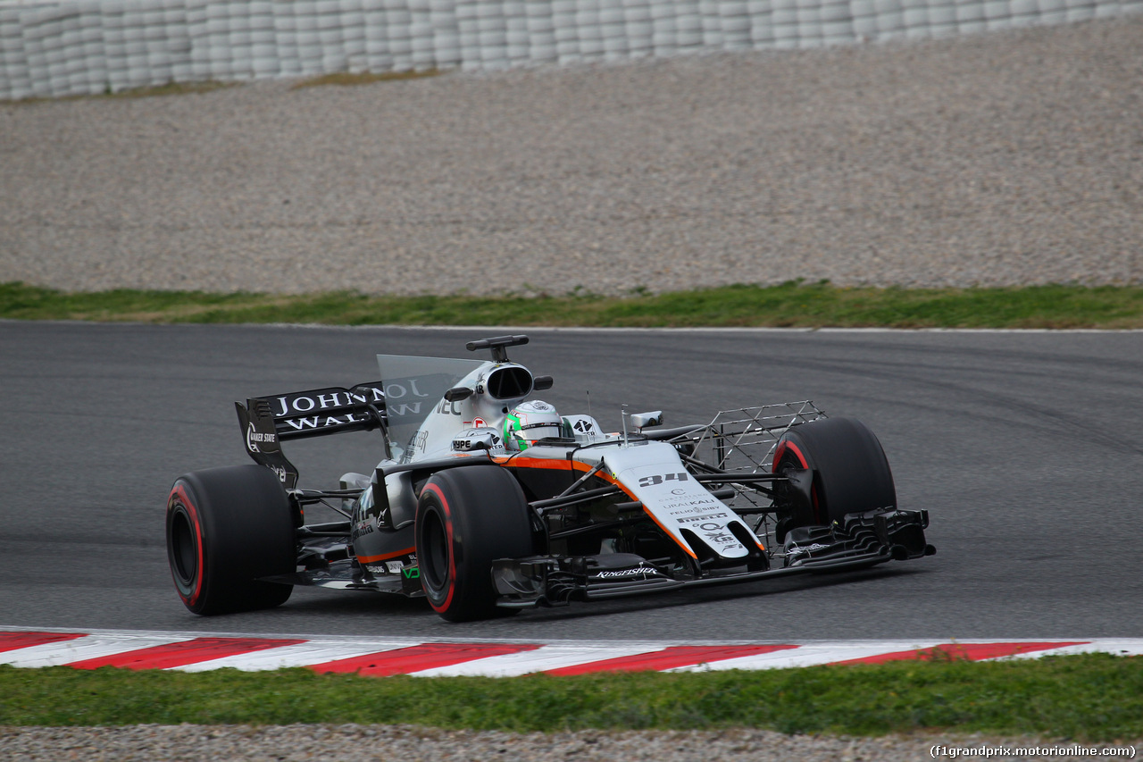 TEST F1 BARCELLONA 1 MARZO, 01.03.2017 - Alfonso Celis (MEX) Test Driver, Sahara Force India Team Development Driver