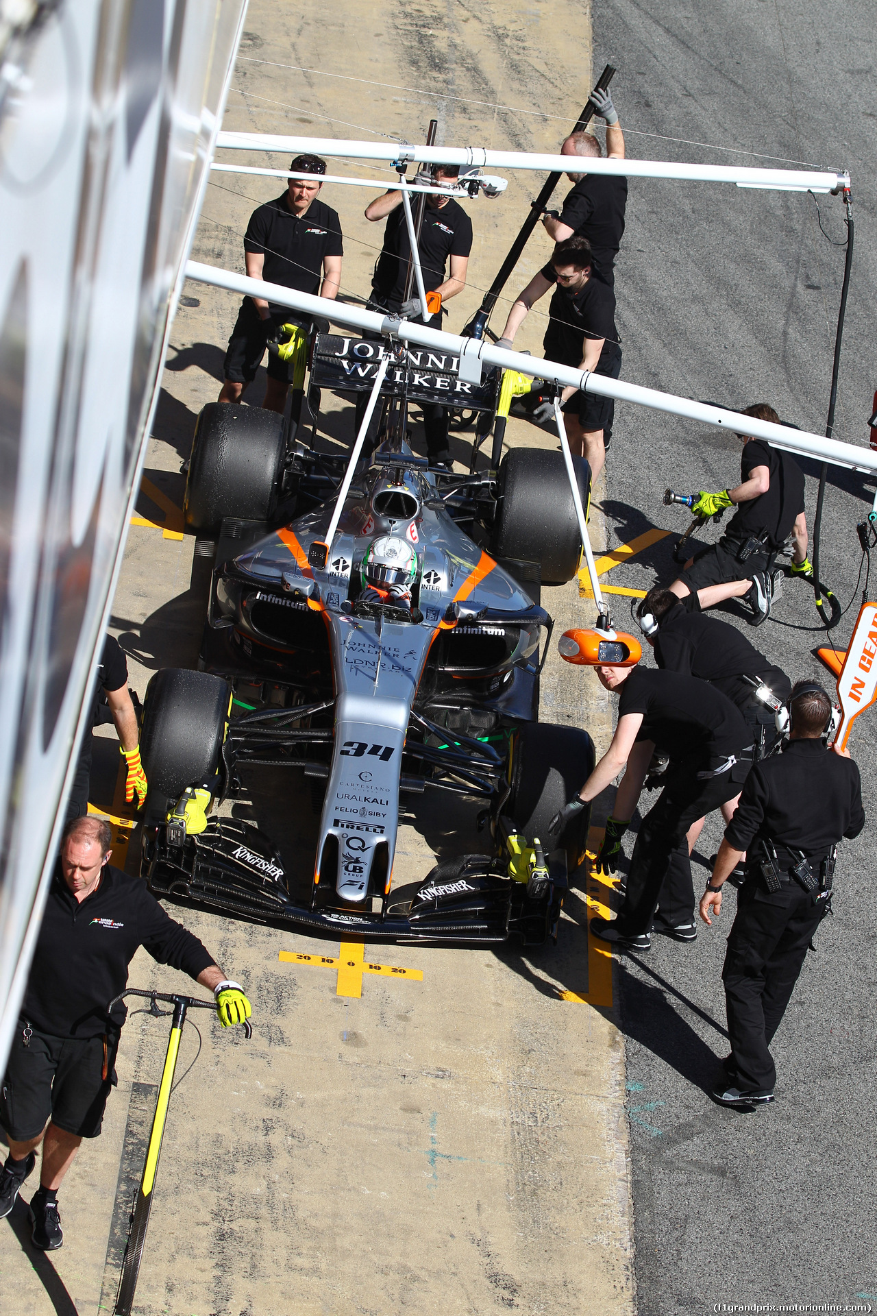 TEST F1 BARCELLONA 1 MARZO, 01.03.2017 - Alfonso Celis (MEX) Test Driver, Sahara Force India Team Development Driver