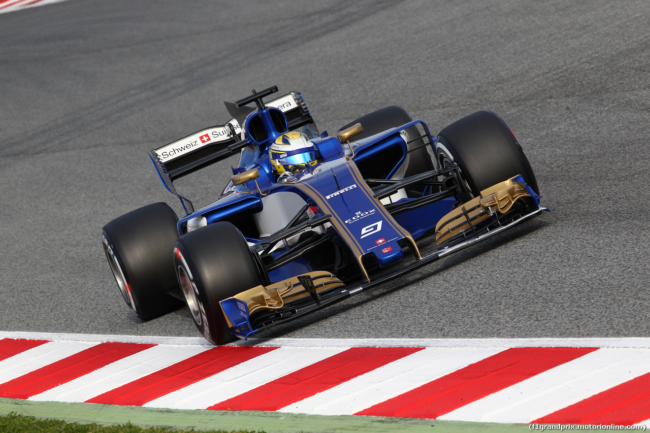 TEST F1 BARCELLONA 1 MARZO, 01.03.2017 - Marcus Ericsson (SUE) Sauber C36