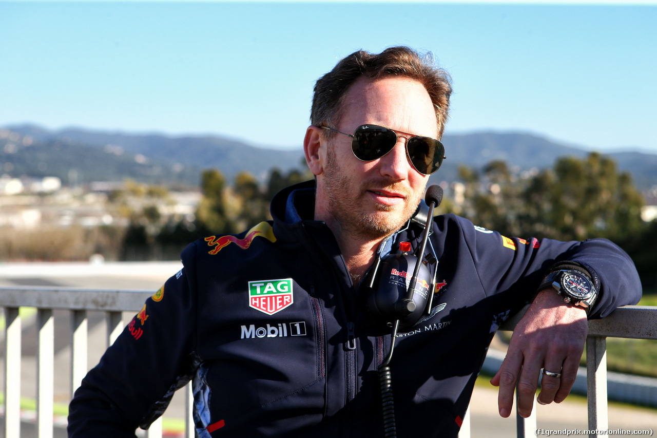TEST F1 BARCELLONA 1 MARZO, Christian Horner (GBR) Red Bull Racing Team Principal.
01.03.2017.