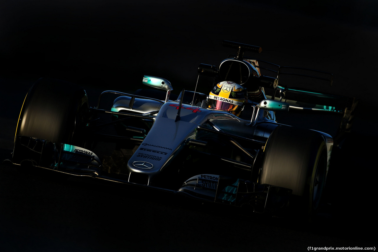TEST F1 BARCELLONA 1 MARZO, Lewis Hamilton (GBR) Mercedes AMG F1  
01.03.2017.