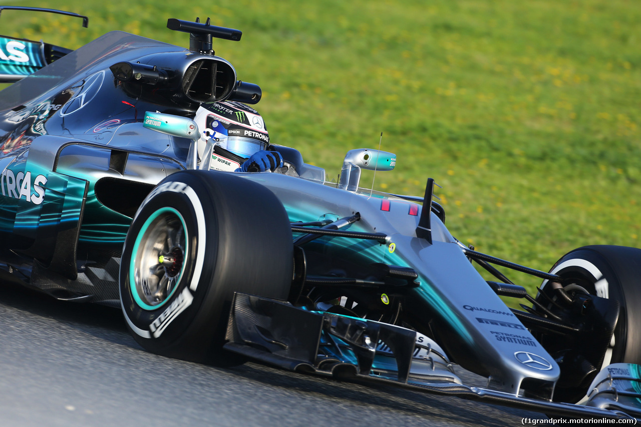 TEST F1 BARCELLONA 27 FEBBRAIO, Valtteri Bottas (FIN) Mercedes AMG F1 W08.
27.02.2017.