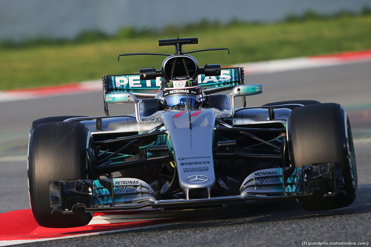 TEST F1 BARCELLONA 27 FEBBRAIO, Valtteri Bottas (FIN) Mercedes AMG F1 W08.
27.02.2017.