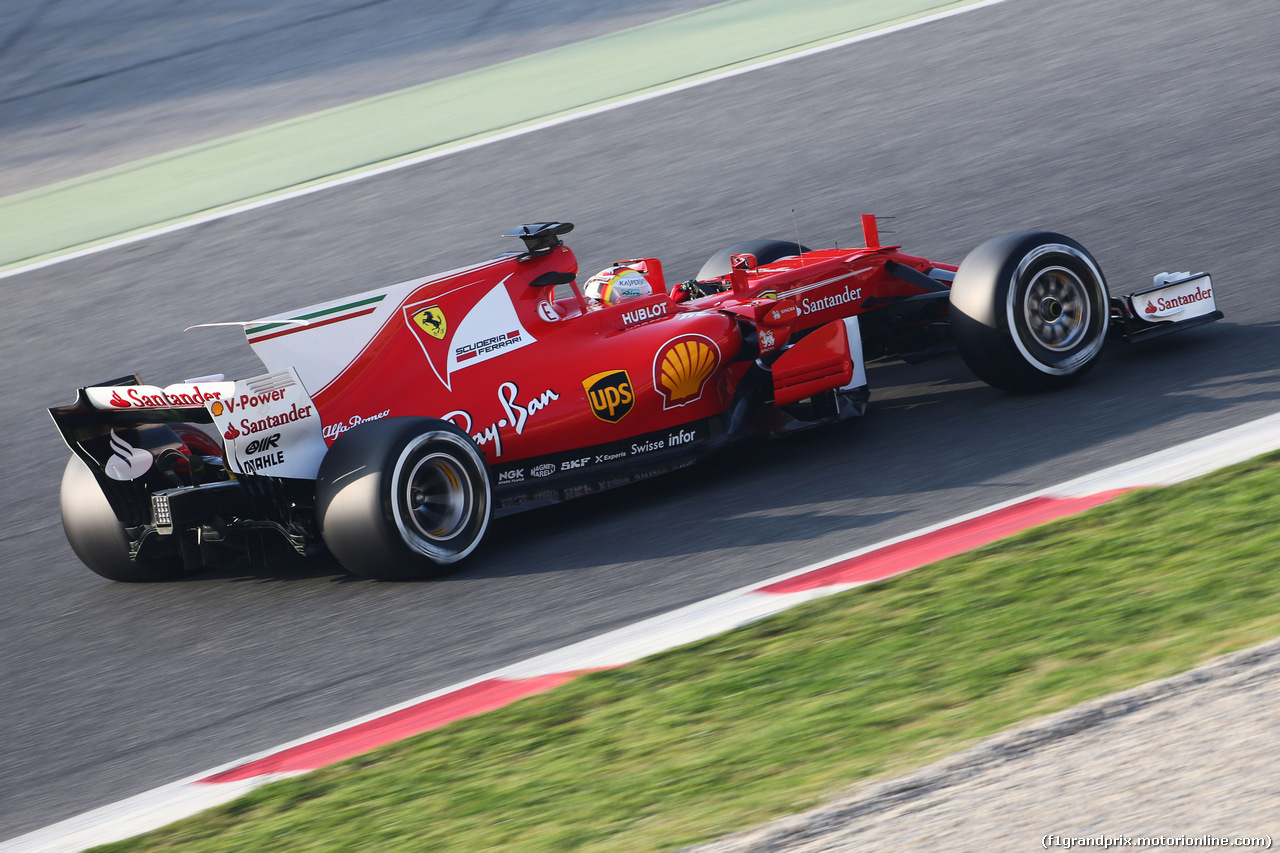 TEST F1 BARCELLONA 27 FEBBRAIO, Sebastian Vettel (GER) Ferrari SF70H.
27.02.2017.