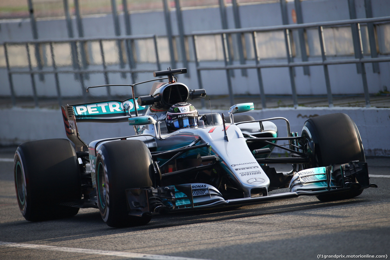 TEST F1 BARCELLONA 27 FEBBRAIO, Valtteri Bottas (FIN) Mercedes AMG F1 W08.
27.02.2017.